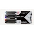 Kuretake Zig Mangaka 5 colors CNM-01-5V.jpg