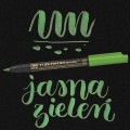 Kuretake Fudebiyori Metallic Light Green czarne tło.jpg