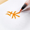 KURETAKE BIMOJI ”CAMBIO” Medium SHU-BOKU Vermillion pisanie.jpg