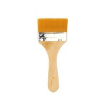 Rich ECO SERIE NO:11 YELLOW SYNTHETIC, NATUREL HANDLE BACKGROUND BRUSH 74MM 00045