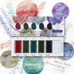 KURETAKE GANSAI TAMBI GRANULATING COLORS SET 2  5 colors MC20GN2/5V