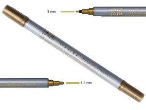 ZIG MEMORY SYSTEM WRITER Metallic Colours 1,0/1,2mm Gold