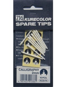 ZIG KURECOLOR Replacement tips CALIGRAPHY 2mm