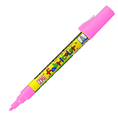 ZIG Fabricolor Marker do tkanin  2mm Pink Różowy PFC-20/025