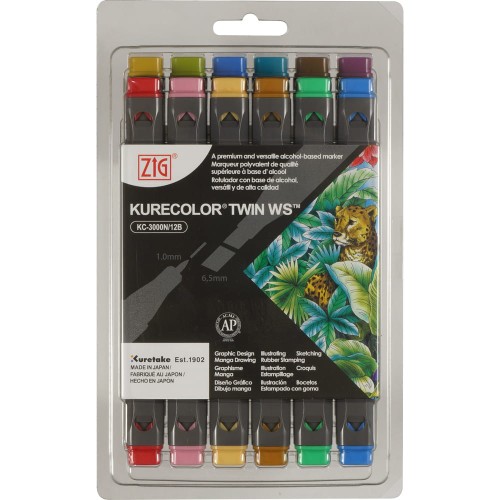 MARKERY KURECOLOR TWIN WS SET 12 DULL B4