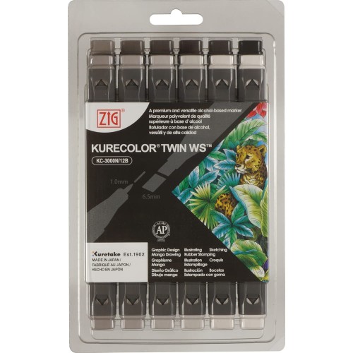 MARKERY KURECOLOR TWIN WS SET NOWY-12 WARM GRAY B9