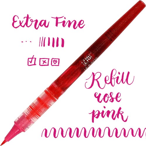 ZIG Letter Pen COCOIRO Refill Extra Fine ROSE PINK LP-R-025S b.jpg