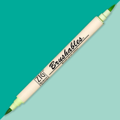 Kuretake Brushables 045 COOL CUCUMBER MS-7700-045 pisak i kolory.jpg