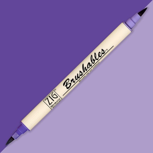 Kuretake Brushables 080 PURE VIOLET MS-7700-080 pisak i kolory.jpg