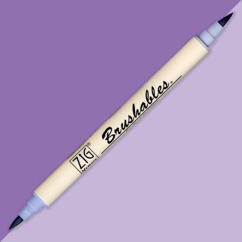 Kuretake Brushables 807 LUNAR LAVENDER MS-7700-807 pisak i kolory.jpg