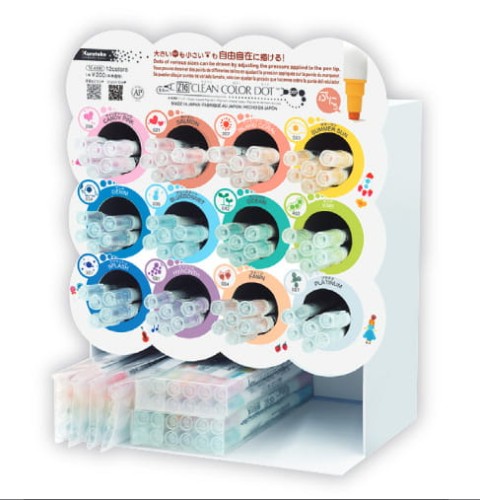 Kuretake Clean Color Dot DISPLAY TC-6100DP112.jpg