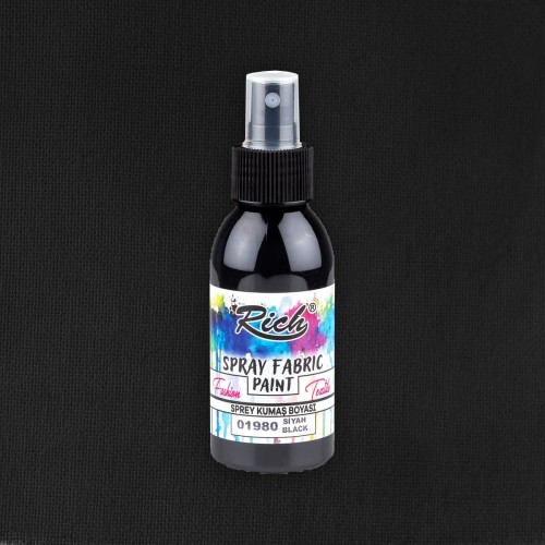 Rich Spray Do Tkanin 100ml BLACK 01980 kwadrat 1200pxl spray.jpg