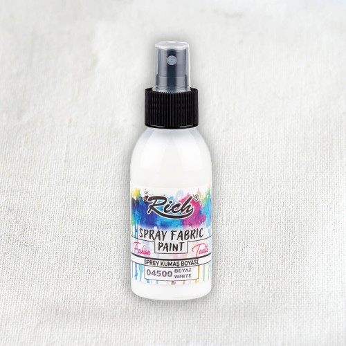 Rich Spray Do Tkanin 100ml WHITE 04500 kwadrat 1200 z opakowaniem .jpg