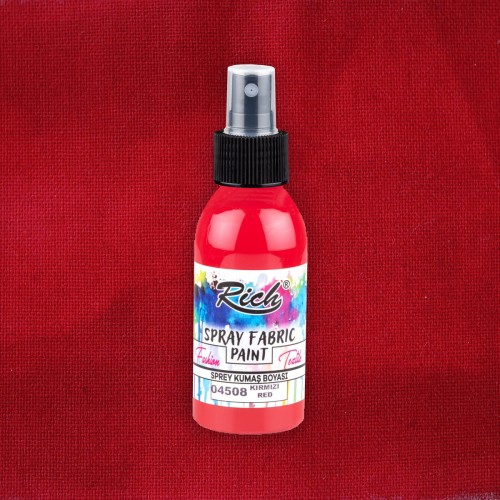 Rich Spray Do Tkanin 100ml RED 04508 kwadrat 1200pxl spray.jpg