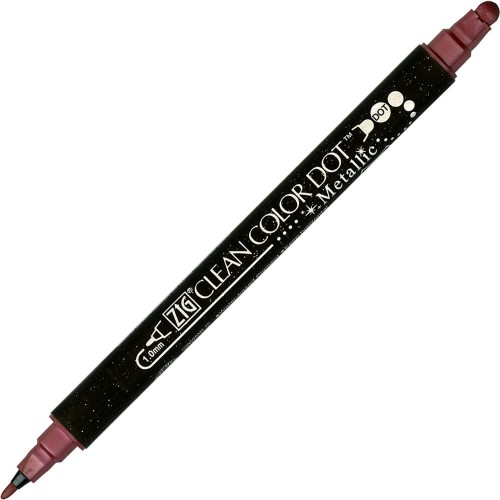 Kuretake Zig Clean Color Dot Metallic 126 Red.jpg