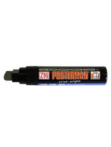 Board Marker POSTERMAN 15mm Black 010WET WIPE