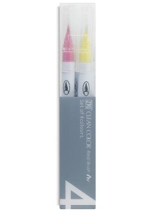 KURETAKE ZIG CLEAN COLOR REAL BRUSH 4 SET POP