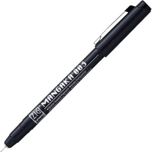 ZIG CARTOONIST MANGAKA 003 BLACK - CNM-003/010