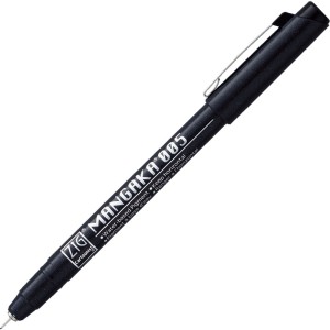 ZIG CARTOONIST MANGAKA 005 BLACK - CNM-005/010