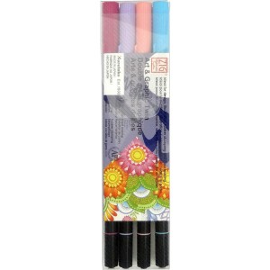 KPL MARKERÓW ART&GRAPHIC TWIN 4 pcs KIND HEARTED