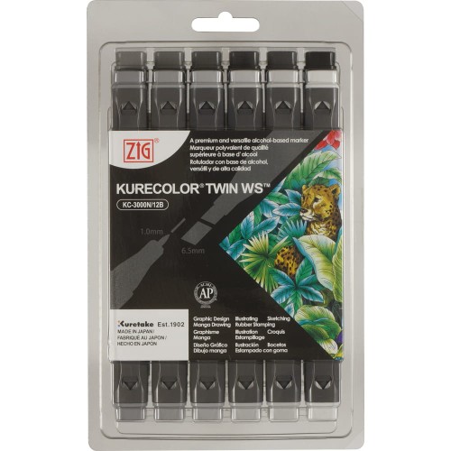 MARKERY KURECOLOR TWIN WS SET 12 COOL B8