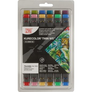 MARKERY KURECOLOR TWIN WS SET 12 DULL    B4
