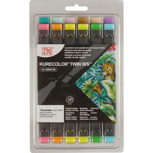 MARKERY KURECOLOR TWIN WS SET 12 PALE B5
