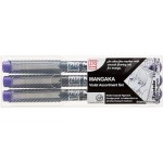 ZIG CARTOONIST MANGAKA SET VIOLET 3PCS - CNM/3VVL