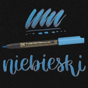 KURETAKE ZIG FUDEBIYORI METALLIC BLUE