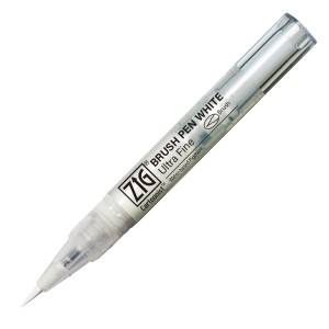 BRUSH PEN WHITE - ULTRA FINE CNBW-02S