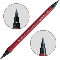KURETAKE FUDE PEN NIHON-DATE KABURA (No.55) pisak dwie końcówki.jpg