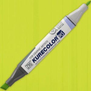 Kurecolor Twin WS Marker 125 YELLOW GREEN