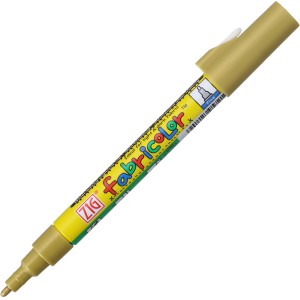 ZIG Fabricolor Fabric Marker 2mm PFC-20/101 Gold