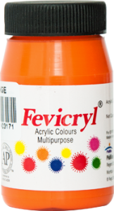 Acrylic Paint Pidilite 17 ORANGE Fevicryl 50ml
