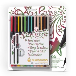 Chameleon Fineliner DESIGNER COLORS 12  colours