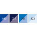 Kuretake Brushables Zestaw 4pcs. BLUE MS-7700-4VBL colors.jpg