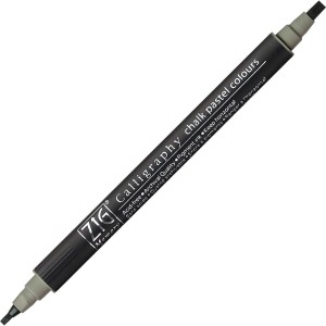 KURETAKE ZIG CALLIGRAPHY CHALK PASTEL GRAY MS-6400/012