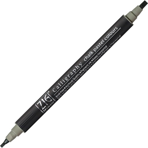 Kuretake Calligraphy Chalk Pastel Colours 012 GRAY MS-6400-012.jpg