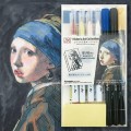 Kuretake Historic Art Collection Watercolor with Johannes Vermeer(A) HAC-2 opakowanie i Dziewczyna z perłą.jpg