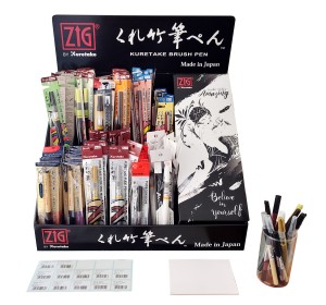 KURETAKE FUDEPEN 120 PC DISPLAY SET  BP-21/DP120