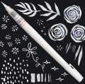 Kuretake Brush Pen White CNBW-01S z rysunkami.jpg