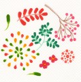 Kuretake Zig Clean Color Dot doodle rośliny.jpg