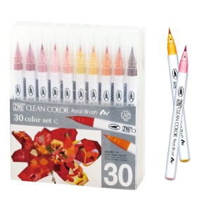 Kureatake Zig Clean Color Real Brush 30 SEt C  RB-6000AT/30VC