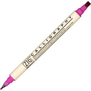 ZIG Calligraphy 2,0 & 5,0 PURE PINK MS3400/025