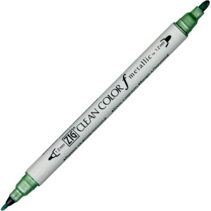 Kuretake ZIG Clean Color F METALLIC GREEN  TCS-8000/121