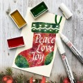 Kuretake ZIG Masking Writer oraz Gansai Tambi Peace Love Joy.jpg