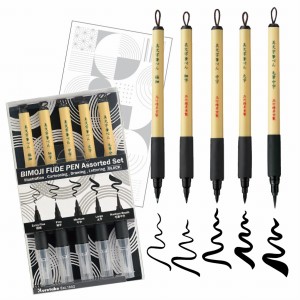 KURETAKE BIMOJI FUDE PEN Assorted set XT/5V2