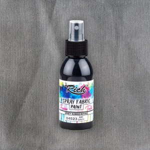 RICH Spray Fabric Paint 100ml GREY 04523