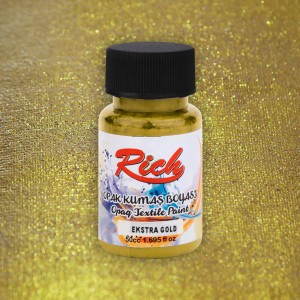 RICH Fabric Paint METALLIC 50ml EKSTRA GOLD 03485