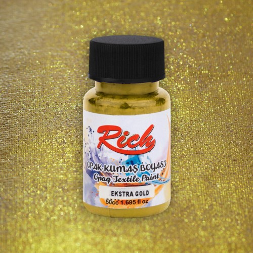 Rich Farba Do Tkanin Metallic 50ml EXTRA GOLD 03485 kwadrat 1200 z butelką.jpg
